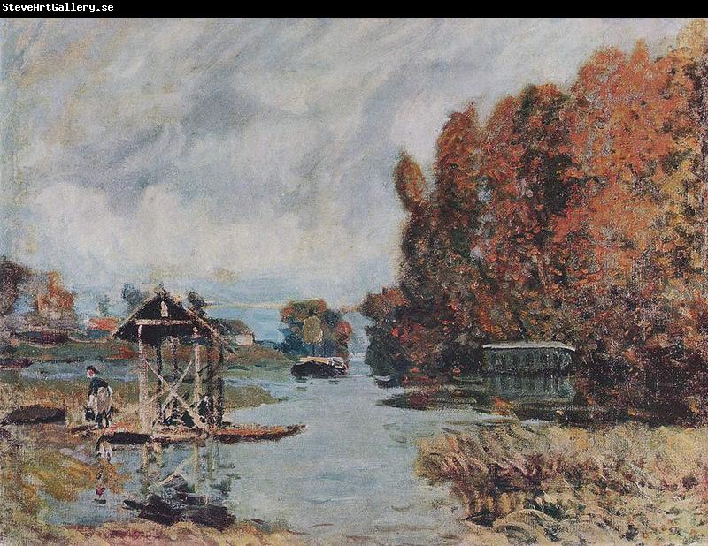 Alfred Sisley Wacherinnen von Bougival